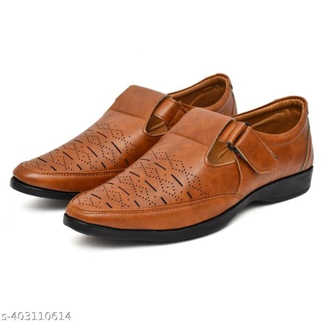 Loafers for Men (Tan, 6)