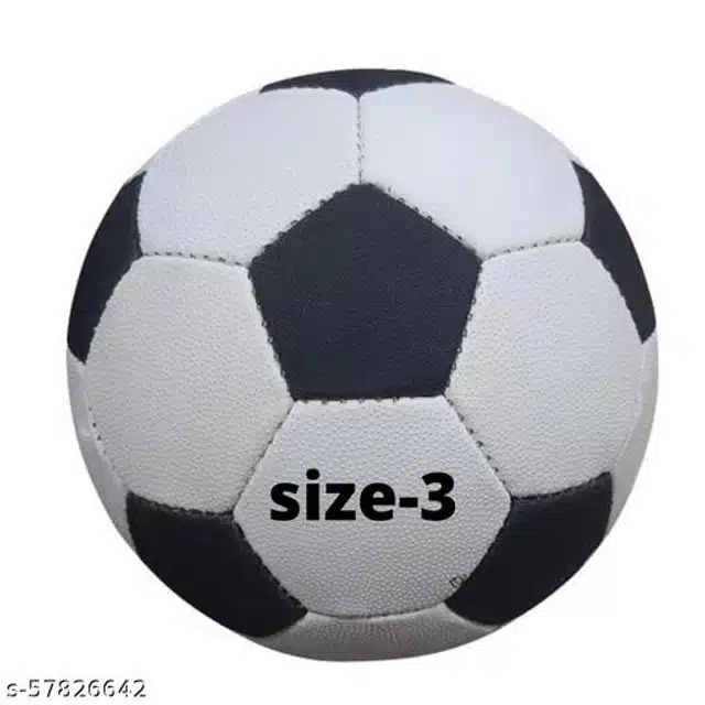 Rubber Football (Size 3, Multicolor)