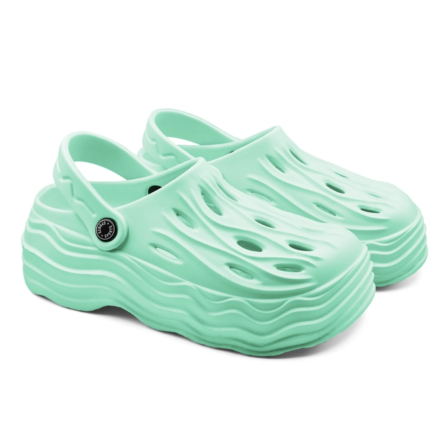 Clogs for Women (Sea Green, 5)