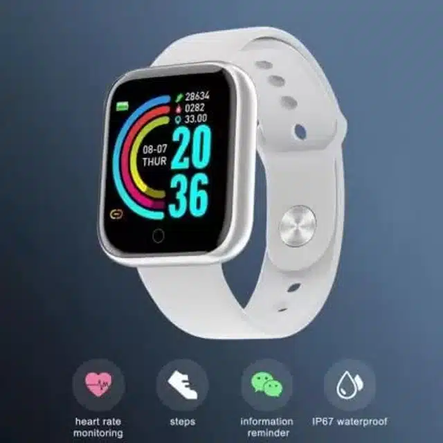 Shine Fitness Tracking Smart Sport Watch (White) St
