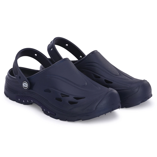 Clogs for Women (Navy Blue, 3)