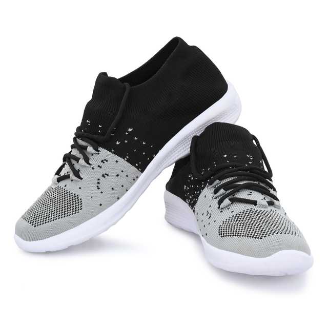 SixXplus Stylish Casual Shoe For Men (Black, 6) (B21)