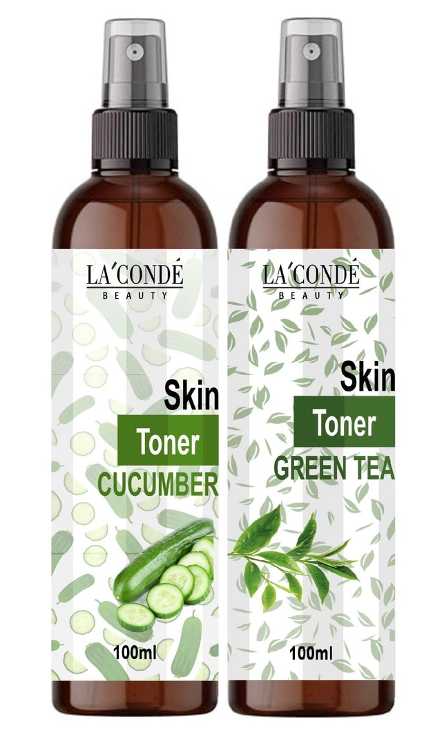 Combo of LaConde Cucumber & Green Tea Skin Toner Spray (100 ml, Pack of 2)