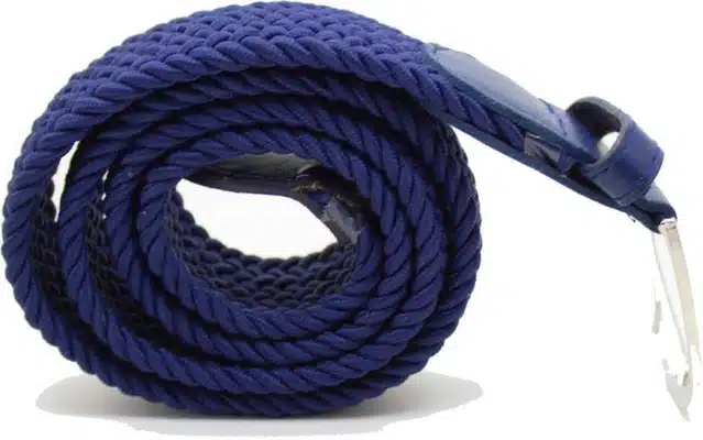 Canvas Belt for Men (Blue, 42)