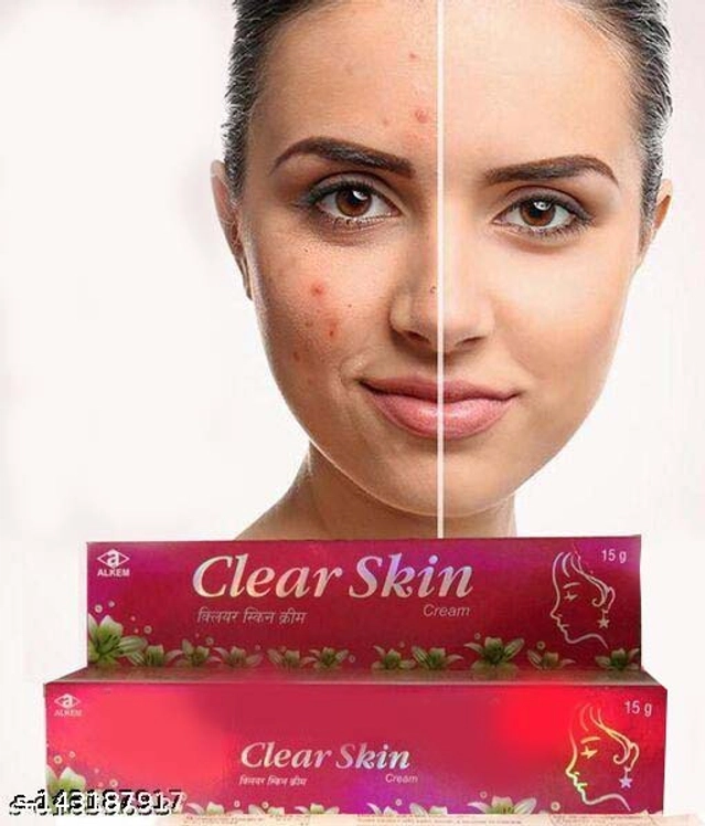 Clear Skin Lightening Clear Scars & No Marks Cream (15 g, Pack of 2)