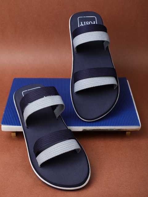 Men's Sandal (Blue & Grey, 9) (A-192)