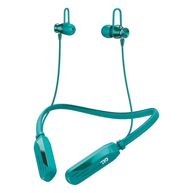 Rechargeable Wireless Bluetooth in-Ear Neckband (Green)