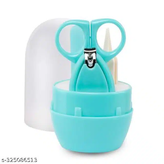 Plastic Manicure Pedicure Care Kit for Infants (Sea Green)