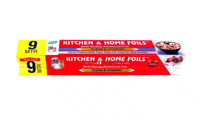 Aluminium Foil Roll (Silver, 9 m)