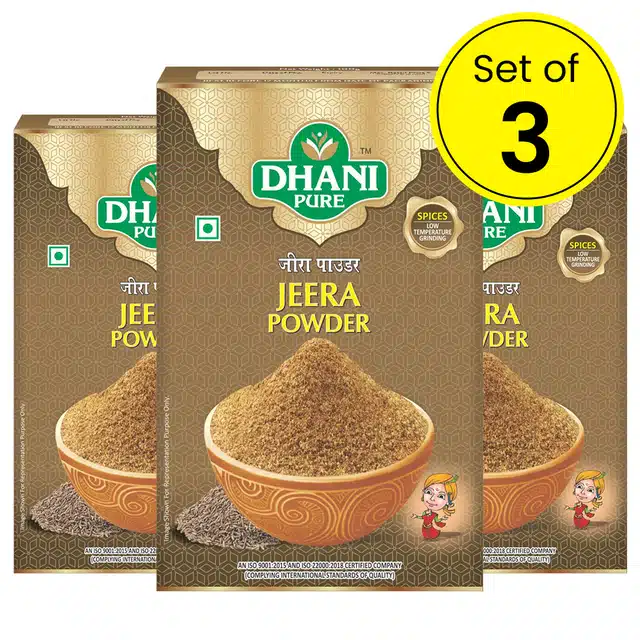 Dhani Pure Jeera Powder Box 3X5g (Pack of 3)