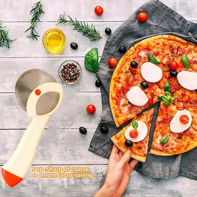 Stainless Steel Non-Slip Pizza Cutter (Assorted)