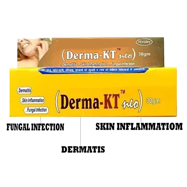 Derma-KT 2 Pcs Anti Fungal Cream (30 g) with Digital Watch (Black) (Set of 2)