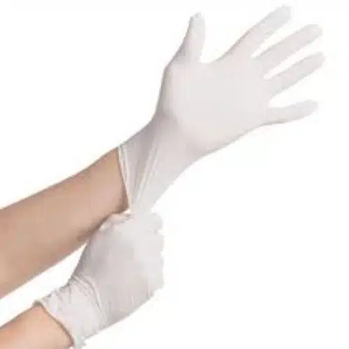 Safeheed Disposable Medical Hand Gloves (Pack of 20) (White, Medium) (RS-83)