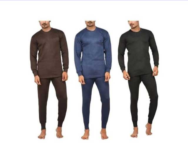 Men's Diamond Thermal Set (Pack of 3) (Multicolor, S) (LPM-10)