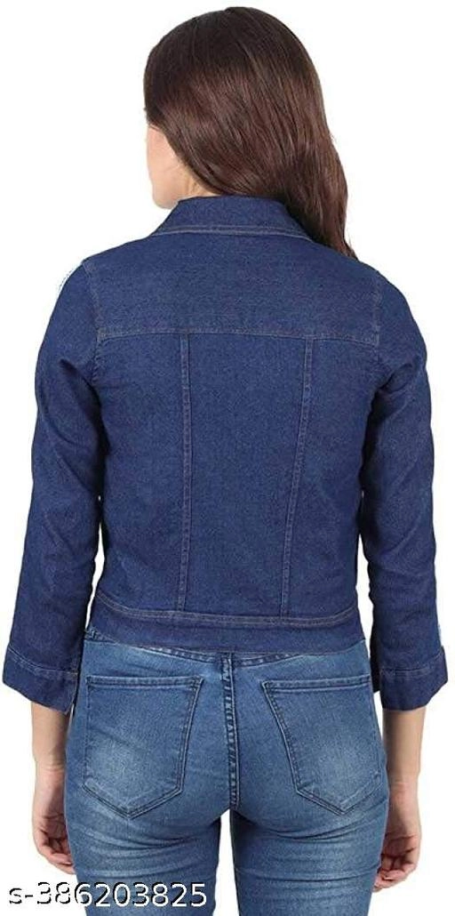 Denim Jacket for Women (Blue, S)