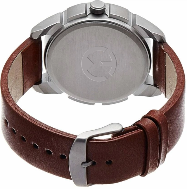 Analog Watch for Men (Brown & Blue)