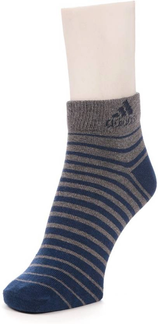 Cotton Socks for Men & Women (Multicolor, Set of 3)