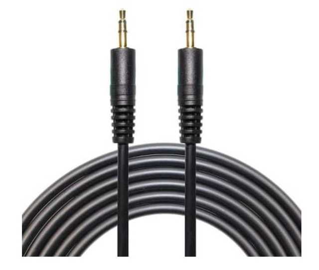 Pinak Metal 3.5 Mm Male To Male Auxiliary Audio Cable (Pack Of 3, Multicolor) (PS-78)