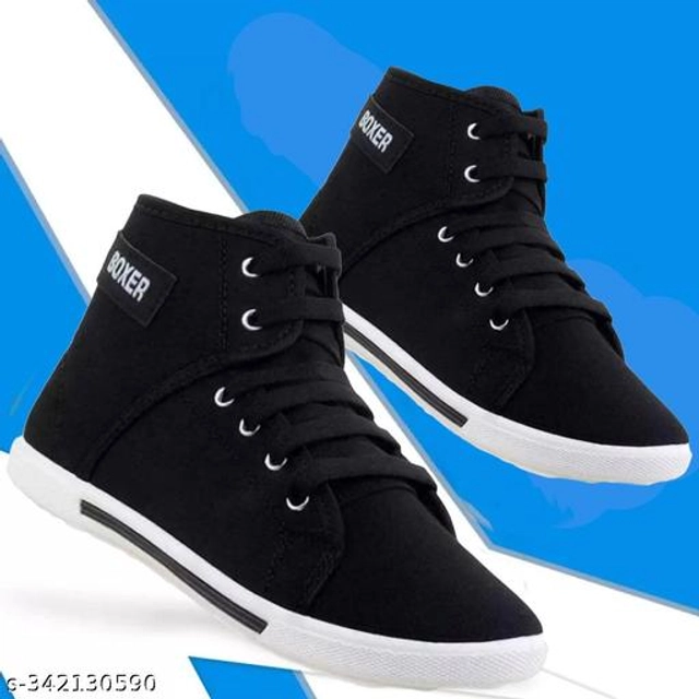 Boots for Men (Black, 6)