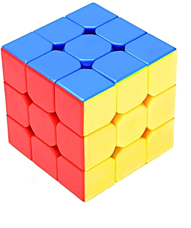 Plastic Rubik Cubes for Boys & Girls (Multicolor)