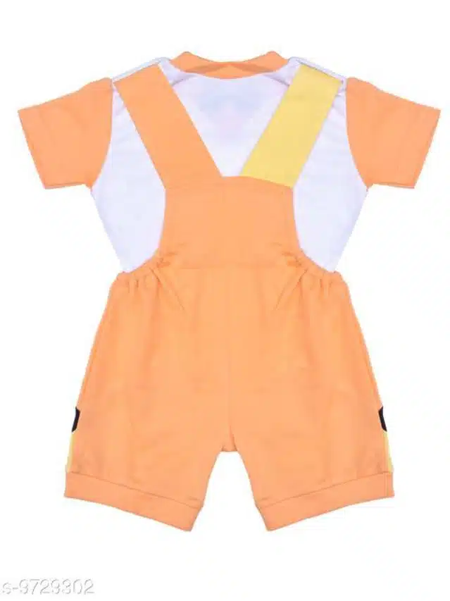 Dungaree for Kids (Multicolor, 6-12 Months)