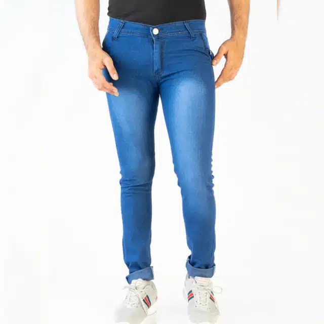Denim Jeans for Men (Blue, 26)