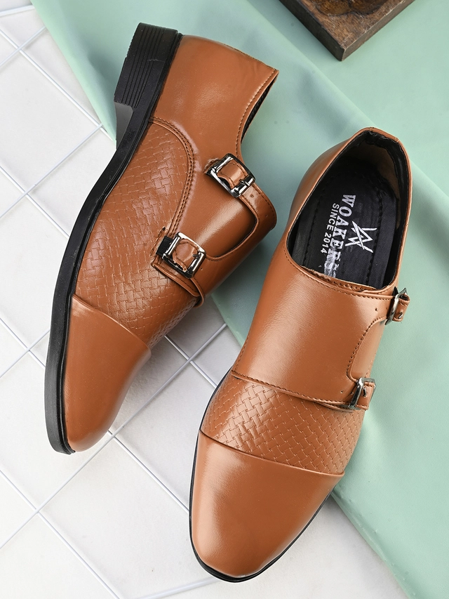 Formal Shoes for Men (Tan, 6)