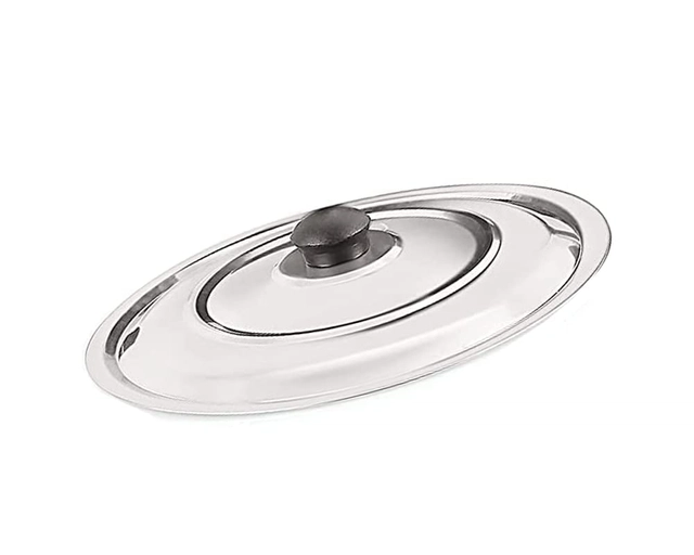 HOMEPRO Aluminium Appam Maker with Lid (Silver, Pack of 1)