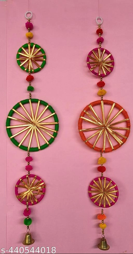 Fancy Toran for Diwali Decoration  (Multicolor, Pack of 5)