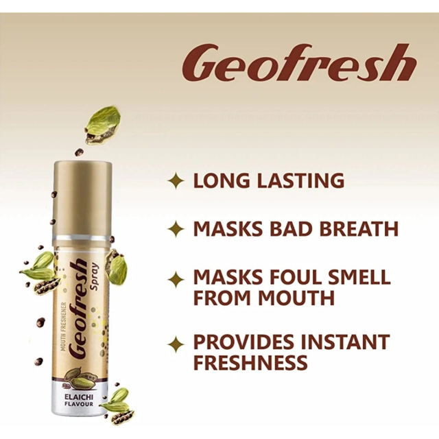 Geofresh Elaichi Spray Breath Freshener (15 g)