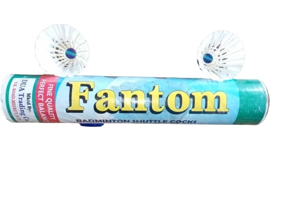 Fantom Feather Shuttlecocks (White, Pack of 10)