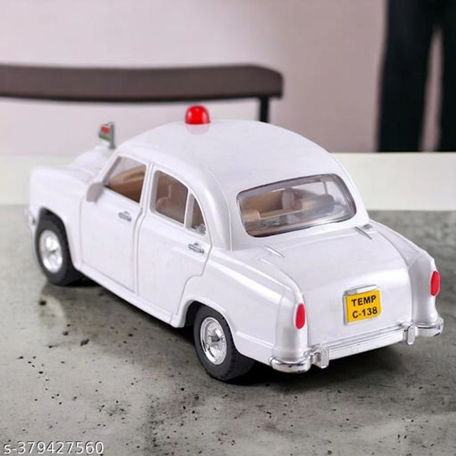 Ambassador Car Toy for Kids (White)