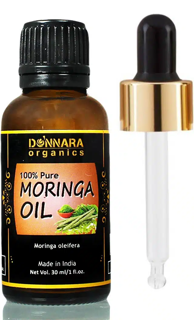 Donnara Organics Pure & Natural Moringa Oil (Pack of 3, 30 ml)