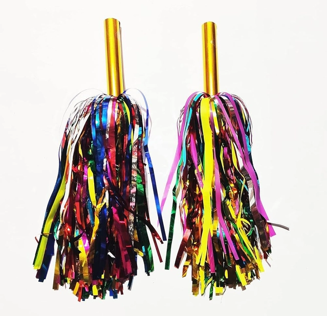 Pom Pom for Cheerleaders (Multicolor, Pack of 2)