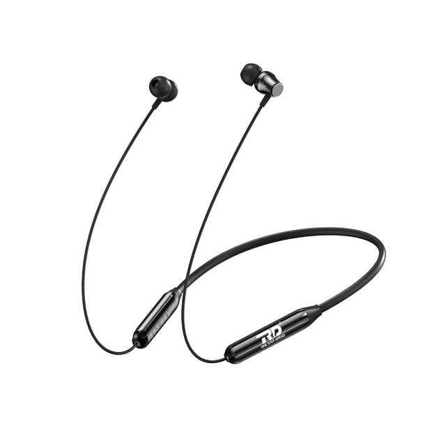 Rechargeable Wireless Bluetooth in-Ear Neckband (Black)