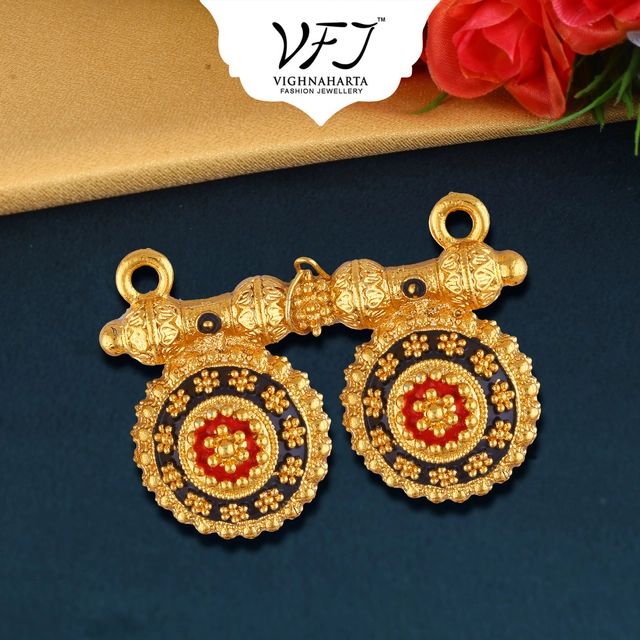 Alloy Gold Plated Mangalsutra for Women (Gold)