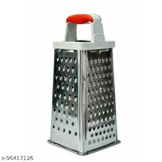 Stainless Steel Vegetable Grater cum Slicer (Silver)