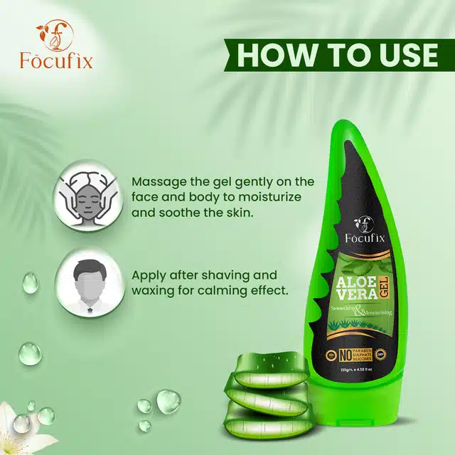 Focufix Aloe Vera Face Gel (130 ml)