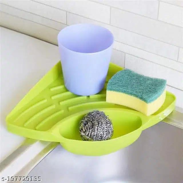 Corner Kitchen Sink Organizer (Green)