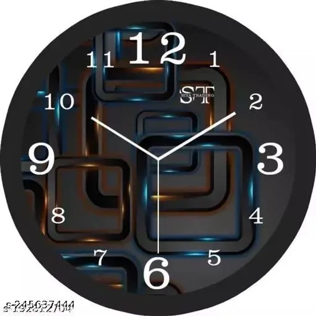 DIVINE CRAFT  Analog Wall Clock for Home (Multicolor, Pack of 1)