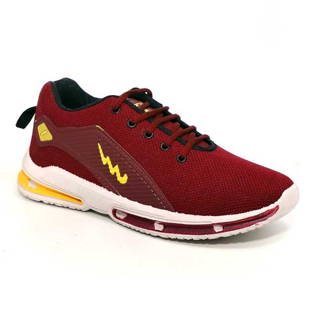 Cooperwings Canvas Sports Shoes For Men (Red, 8) (OPI-27)