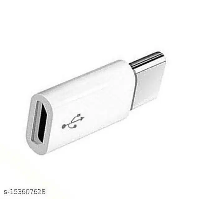 Type C to Type B OTG Adapter (White)