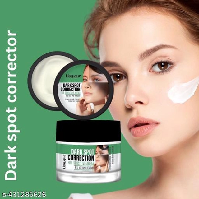 Lissyque Dark Spot Remover Face Cream | Cream For Dark Spots | Brightening & Lightening | Pimple Marks | Acne Scars | Uneven Skin Tone | Pigmentation & Blemish Removal | Herbal Cream | Paraben & Sulfate Free (50 gm)