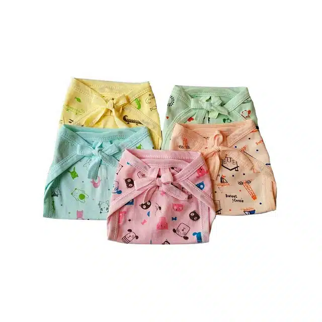 Reusable Printed Baby Cloth Diapers (Multicolor, 0-2 Years)