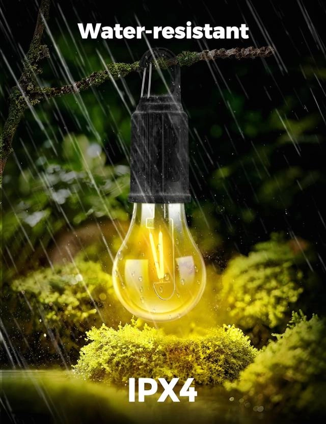 Immutable Portable 3W LED Bulb /Tent Light (Yellow, Pack of 1)