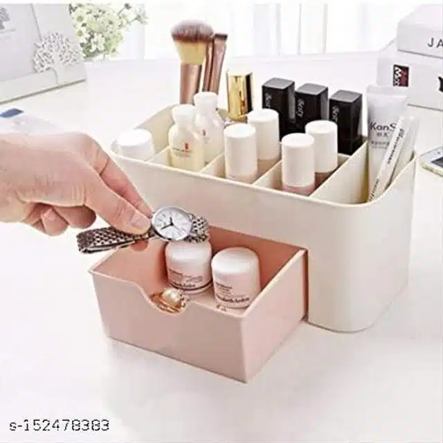 Cosmetics Storage Box (Assorted, Pack of 1)