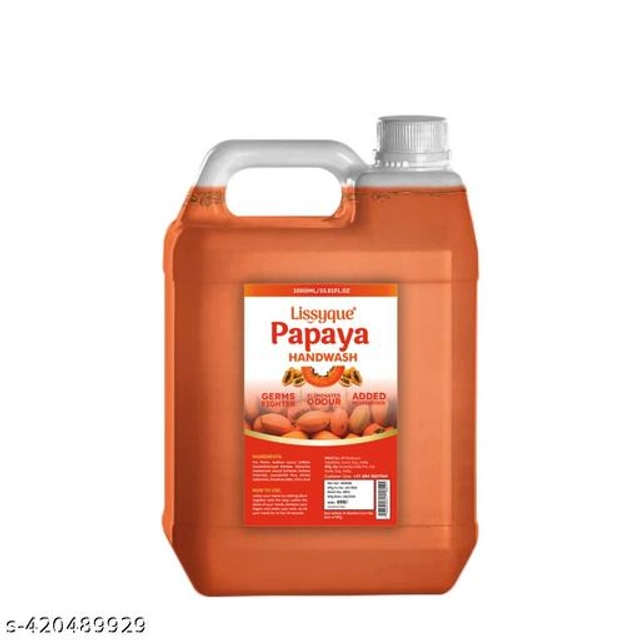 Lissyque Papaya Hand Wash - 1000ml