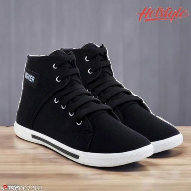 Boots for Men (Black, 6)