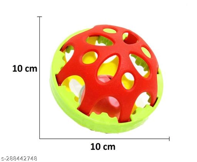 Plastic Rattle Toy for Baby (Multicolor, Pack of 2)