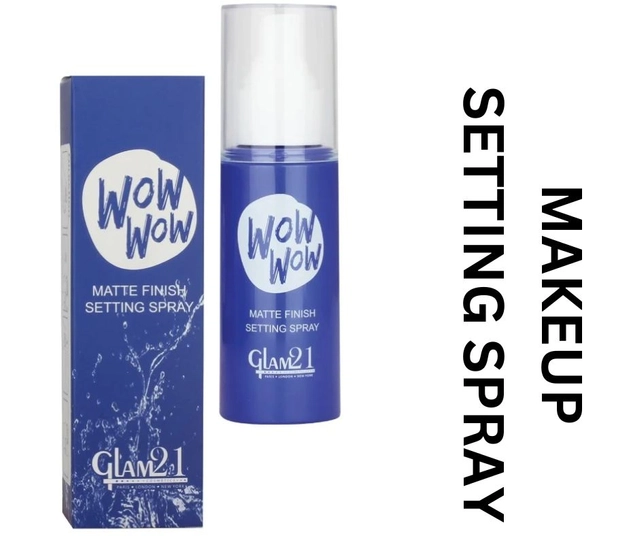 Glam 21 Wow Wow Matte Finish Makeup Setting Spray (80 ml)